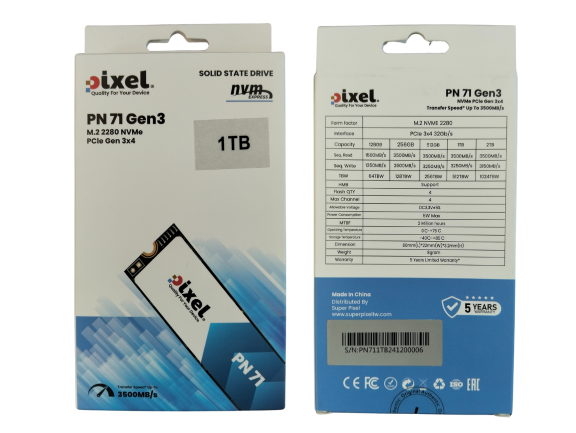 PN 71 PCIe Gen 3x4 1TB - Image 4