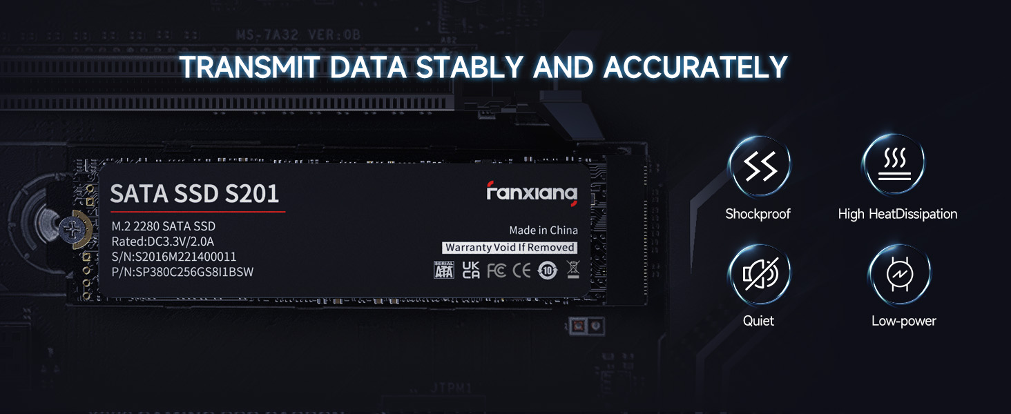 S201 M.2 SATA III Internal SSD 512GB - Image 3